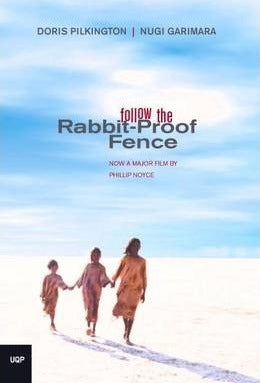 Follow The Rabbit Proof Fence book: stock image of front cover.