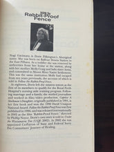 Load image into Gallery viewer, Follow The Rabbit Proof Fence book: photo of the first page. There are small blotches of yellowing along the edge.
