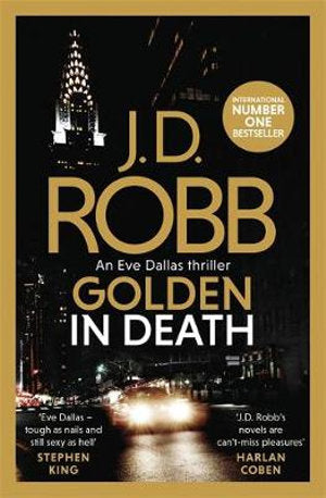 Golden in Death by J. D. Robb: stock image of front cover.