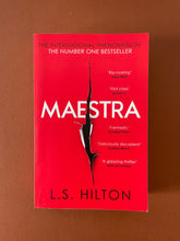 Load image into Gallery viewer, Maestra by L. S. Hilton: photo of the front cover which shows very minor (barely visible) scuff marks along the edges.
