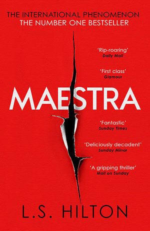 Maestra by L. S. Hilton: stock image of front cover.