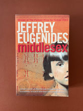 Load image into Gallery viewer, Middlesex by Jeffrey Eugenides: photo of the front cover which shows very minor scuff marks along the edges.
