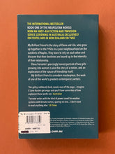 Load image into Gallery viewer, My Brilliant Friend by Elena Ferrante: photo of the back cover.
