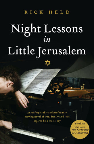 Night Lessons in Little Jerusalem by Rick Held: stock image of front cover.
