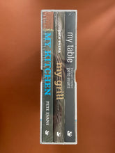 Load image into Gallery viewer, Pete Evans Slipcase by Pete Evans: photo of the books included in the set, still in its original, unopened plastic packaging.
