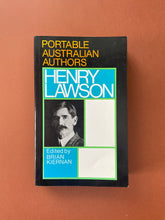 Load image into Gallery viewer, Portable Henry Lawson by Brian Kiernan: photo of the front cover which shows very minor scuff marks and obvious creasing along the edges.
