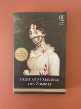 Load image into Gallery viewer, Pride and Prejudice and Zombies by Jane Austen &amp; Seth Grahame-Smith: photo of the front cover which shows obvious scuff marks and creasing along the edges.
