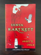 Load image into Gallery viewer, The Ghost&#39;s Child by Sonya Hartnett book: photo of front cover. There are very minor scuff marks along the edges of the cover.

