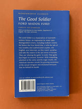 Load image into Gallery viewer, The Good Soldier by Ford Madox Ford: photo of the back cover which shows very minor scuff marks along the edges.
