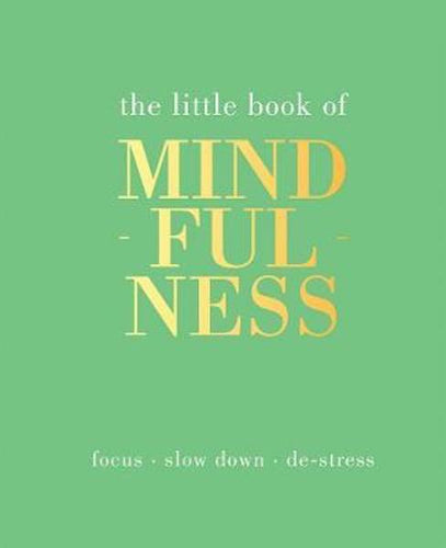 The Little Book of Mindfulness by Tiddy Rowan: stock image of front cover.