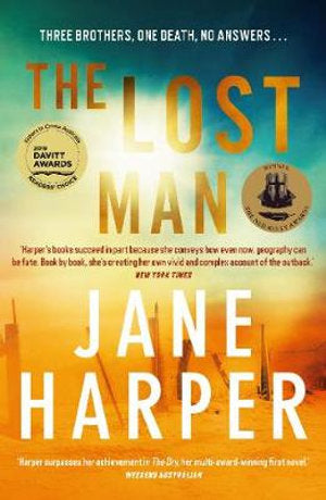 The Lost Man by Jane Harper book: stock image of front cover.