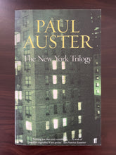 Load image into Gallery viewer, The New York Trilogy by Paul Auster book: photo of front cover.
