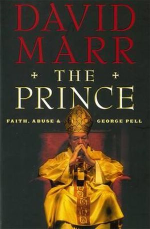 The Prince by David Marr book: stock image of front cover.