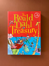 Load image into Gallery viewer, The Roald Dahl Treasury by Roald Dahl: photo of the front cover which shows very minor scuff marks and creasing along the edges.
