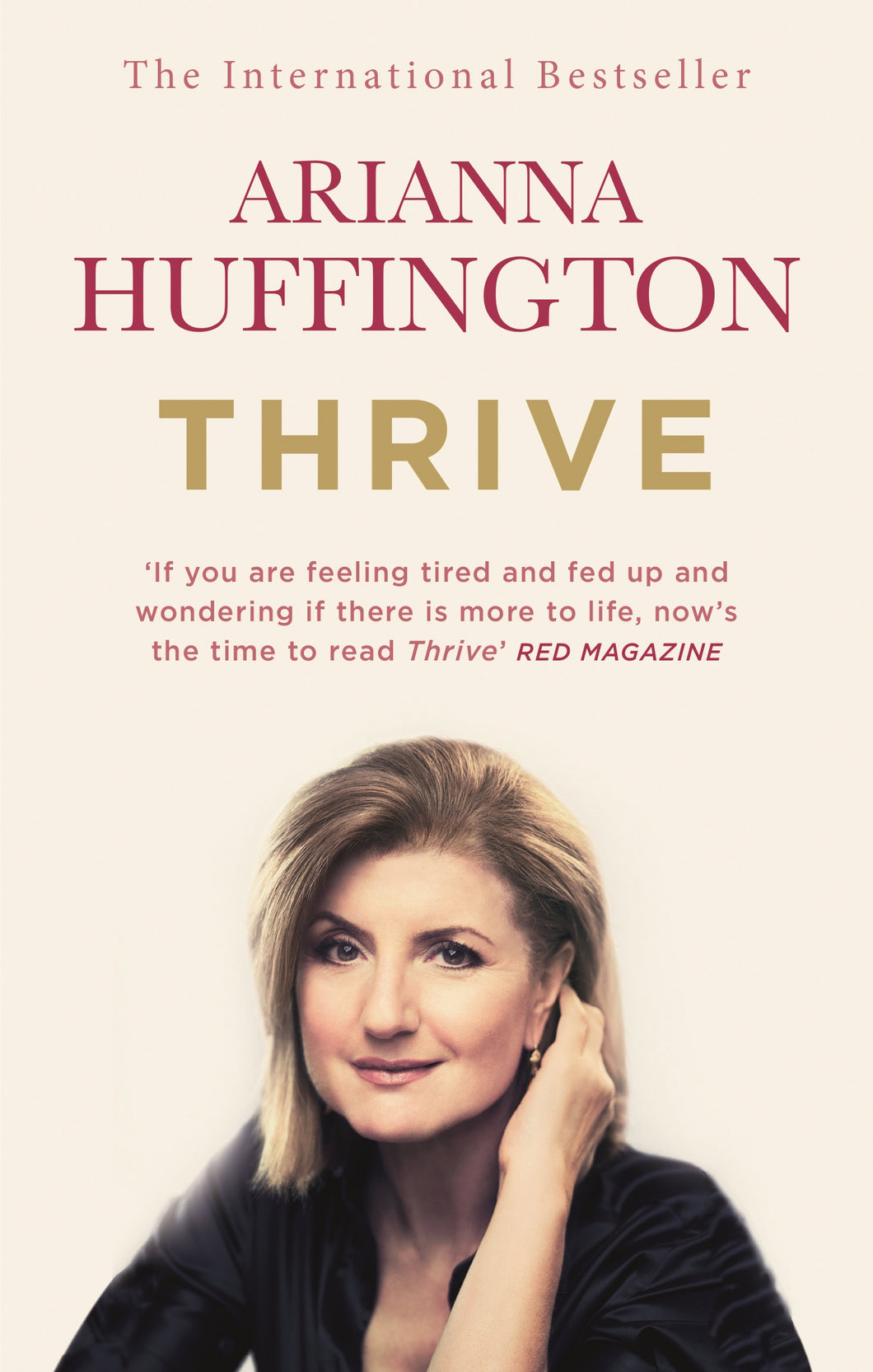 Thrive by Arianna Huffington: stock image of front cover.