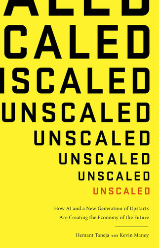 Unscaled by Hemant Taneja: stock image of front cover.