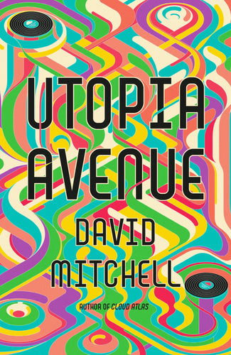 Utopia Avenue by David Mitchell: stock image of front cover.