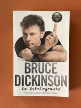 Load image into Gallery viewer, What Does This Button Do? by Bruce Dickinson: photo of the front cover which shows very minor (barely noticeable) scuff marks along the edges.
