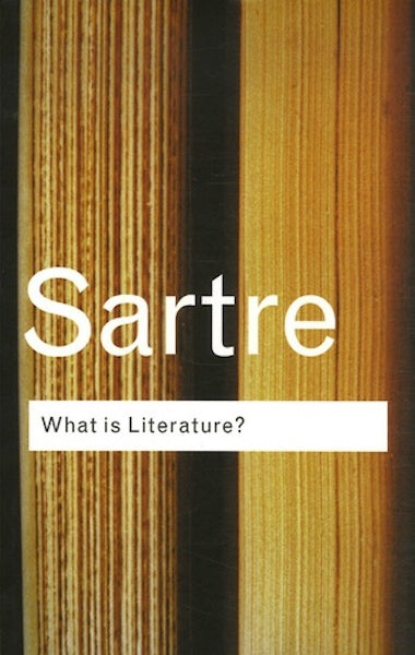 What is Literature? by Jean-Paul Sartre: stock image of front cover.