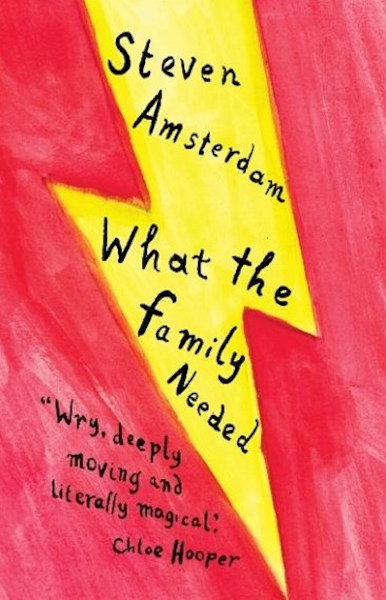 What the Family Needed by Steven Amsterdam: stock image of front cover.