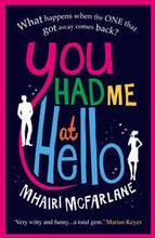 Load image into Gallery viewer, You Had Me at Hello by Mhairi McFarlane: stock image of front cover.
